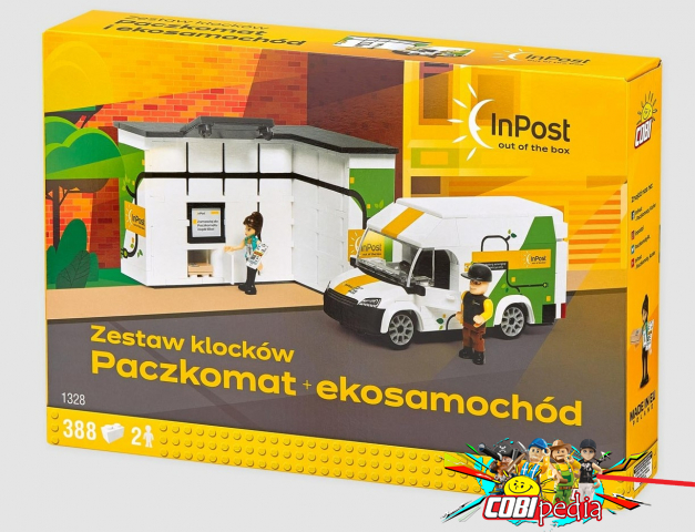 Cobi 1328 InPost Paczkomat + Eco Van